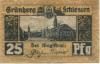 Grünberg (heute: PL-Zielona Gora) - Stadt - - 31.12.1921 - 25 Pfennig 