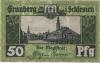Grünberg (heute: PL-Zielona Gora) - Stadt - - 31.12.1921 - 50 Pfennig 