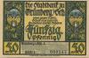 Grünberg (heute: PL-Zielona Gora) - Stadtbank - -- - 50 Pfennig 