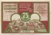Grundhof - Gemeinde - 1.4.1921 - 31.12.1921 - 75 Pfennig 