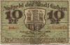 Guben - Stadt - 1.5.1920 - 10 Pfennig 