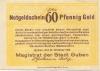 Guben - Stadt - 27.10.1923 - 60 Gold-Pfennig 