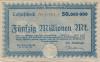 Gummersbach - Stadt - 15.9.1923 - 50 Millionen Mark 