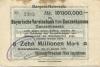 Gunzenhausen - Bayerische Vereinsbank, Filiale Gunzenhausen - 23.8.1923 - 10 Millionen Mark 
