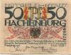 Hachenburg - Stadt - 1.6.1921 - 50 Pfennig 