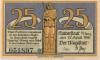 Halberstadt - Stadt - 27.4.1921 - 25 Pfennig 