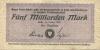Halle - Stadt - Oktober 1923 - 5 Milliarden Mark 