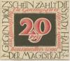 Halle - Stadt - -- - 20 Pfennig 
