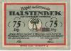 Halstenbek - Gemeinde - -- - 75 Pfennig 