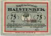 Halstenbek - Gemeinde - -- - 75 Pfennig 