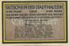 Haltern - Stadt - 1.6.1921 - 1 Mark 