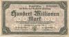 Hamburg - Stadt und Staat - 24.9.1923 - 100 Millionen Mark 