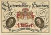Hamburg - Hahn & Sohn, Robert, Rathsweinkeller - 1921 - 1.10.1922 - 1 Mark 