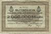 Hamburg - Hamburg-Amerika Paketdienst AG, Hamburg-Amerika Linie - 16.8.1923 - 30.9.1923 - 2 Millionen Mark 