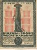 Hamburg - Kultur- und Sportwoche, Finanzausschuss und Geschäftsführung - 12.8.1921/24.8.1921 - 31.8.1921 - 50 Pfennig 