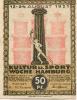Hamburg - Kultur- und Sportwoche, Finanzausschuss und Geschäftsführung - 12.8.1921/24.8.1921 - 1.10.1921 - 50 Pfennig