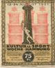 Hamburg - Kultur- und Sportwoche, Finanzausschuss und Geschäftsführung - 12.8.1921/24.8.1921 - 1.10.1921 - 75 Pfennig 