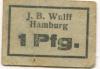 Hamburg - Wulff, J. B. - -- - 1 Pfennig 