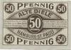 Hamburg-Sankt Pauli - Alte Diele - - 31.12.1921 - 50 Pfennig 