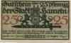 Hameln - Stadt - 1.7.1918 - 25 Pfennig 
