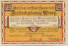 Hamm -Stadt - 1.10.1921 - 25 Pfennig 