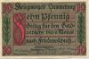 Hammelburg - Stadt - 10.3.1918 - 10 Pfennig 