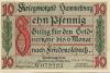 Hammelburg - Stadt - 10.3.1918 - 10 Pfennig 