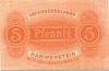 Hammerstein (heute: PL-Czarne) - Gefangenenlager - -- - 5 Pfennig 