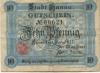 Hanau - Stadt - 1.6.1917 - 10 Pfennig 