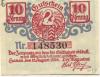 Hanau - Stadt - 12.8.1920 - 10 Pfennig 