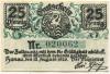 Hanau - Stadt - 12.8.1920 - 25 Pfennig 