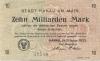 Hanau - Stadt - 24.10.1923 - 10 Milliarden Mark 