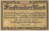 Hannover - Stadt - 14.9.1922 - 500 Mark 