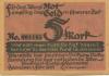 Hannover - Altershilfe des deutschen Volkes, Provinzialausschuss Hannover - 1.2.1922 - 5 Mark