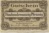 Hannover - Handelskammer - 15.3.1920 - 25 Pfennig 