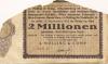 Hannover - Molling, A. & Co, Schneiderberg 39 - 20.8.1913 - 15.9.1923 - 2 Millionen Mark