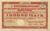 Hannover - Überlandwerke und Straßenbahnen AG - 11.8.1923 - 100000 Mark 