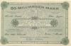 Hannover - Vereinigung niedersächsischer Handelskammern, Landwirtschaftskammer für die Provinz Hannover, Landesbank der Provinz und Girozentrale - 25.10.1923 - 50 Milliarden Mark 