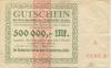 Hannover-Linden - Kreissparkasse des Landkreises Linden - 4.8.1923 - 13.8.1923 - 500000 Mark