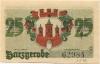 Harzgerode - Stadt - 7.7.1921 - 25 Pfennig 