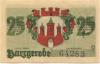 Harzgerode - Stadt - 7.7.1921 - 25 Pfennig 