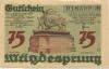 Harzgerode - Stadt - 7.7.1921 - 75 Pfennig 