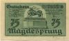 Harzgerode - Stadt - 7.7.1921 - 75 Pfennig 