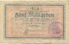 Haslach - Stadt - 23.10.1923 - 5 Milliarden Mark 