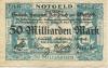 Hausach - Stadt - 1.11.1923 - 50 Milliarden Mark 