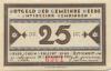 Heede - Gemeinde - - 31.12.1921 - 25 Pfennig 