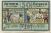 Heeßen - Gemeinde -  1.1.1921 -  1.4.1921 - 50 Pfennig 