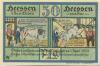 Heeßen - Gemeinde -  1.1.1921 -  1.4.1921 - 50 Pfennig 