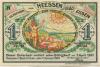 Heeßen - Gemeinde -  1.1.1921 -  1.4.1921 - 1 Mark 
