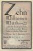 Heidelberg - Stadt - 3.9.1923 - 10 Millionen Mark 